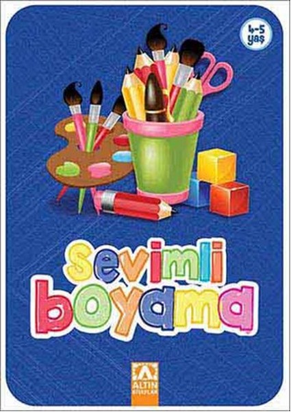 Sevimli Boyama (Lacivert); 4+ Yaş