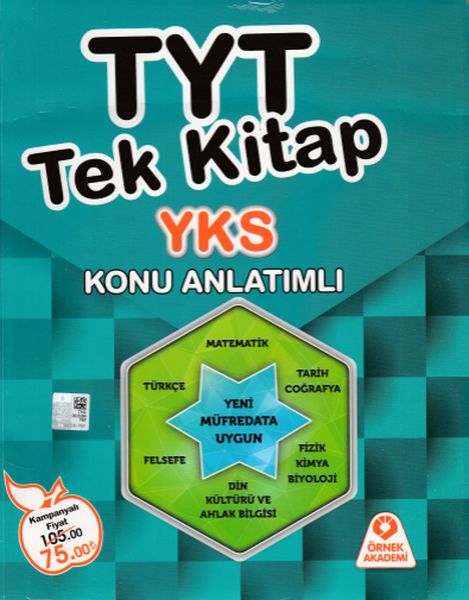 Örnek Akademi YKS TYT Tek Kitap Konu Anlatımlı (Yeni)