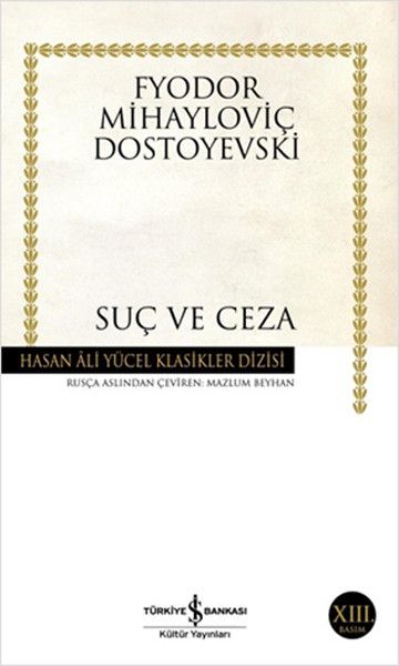 Suç ve Ceza - Hasan Ali Yücel Klasikleri (Ciltli)