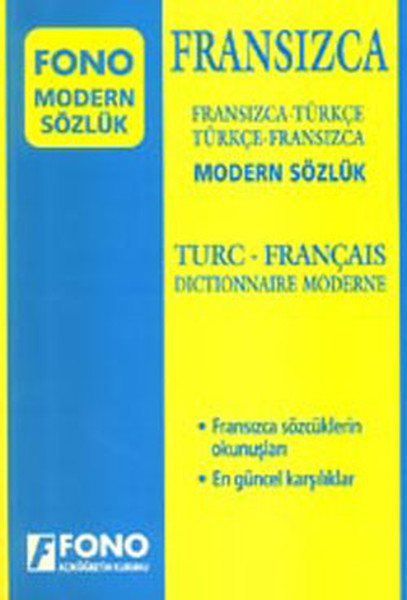 Fransızca Modern Sözlük; Fransızca-Türkçe / Türkçe-Fransızca