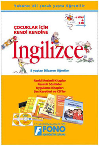 Çocuklar İçin İngilizce Seti (6kitap, 2 Cd)