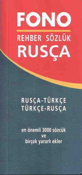 Rehber Sözlük Rusça; Rusça Rusça-Türkçe Türkçe-Rusça