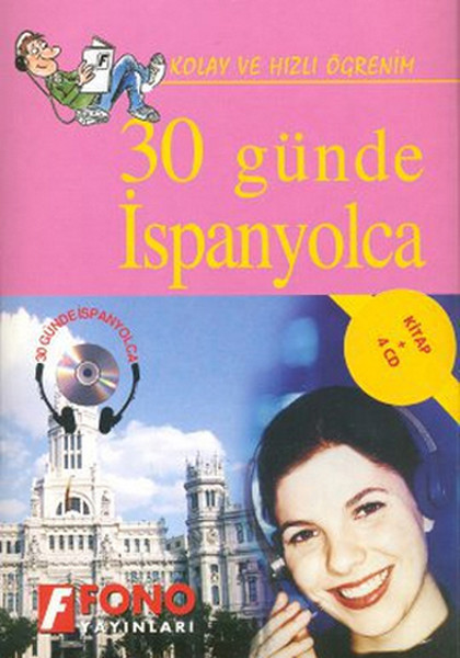 30 Günde İspanyolca; Kitap+4 Cd
