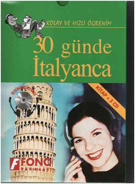 30 Günde İtalyanca; (Kitap+3 CD)