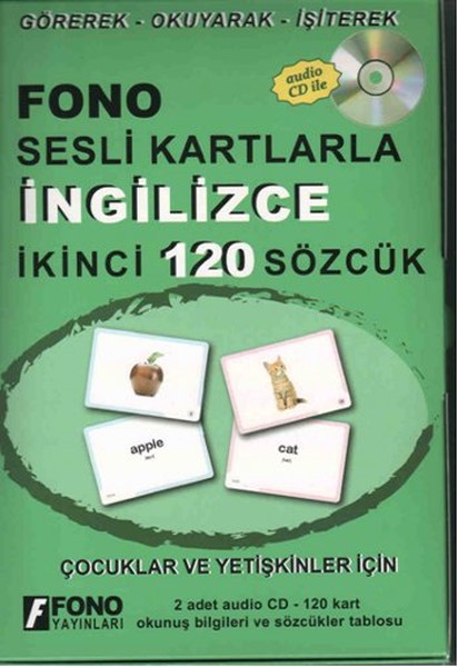 Fono Sesli Kartlarla İngilizce İkinci 120 Sözcük (2 CD)