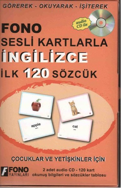 Fono Sesli Kartlarla İngilizce İlk 120 Sözcük (2 CD)