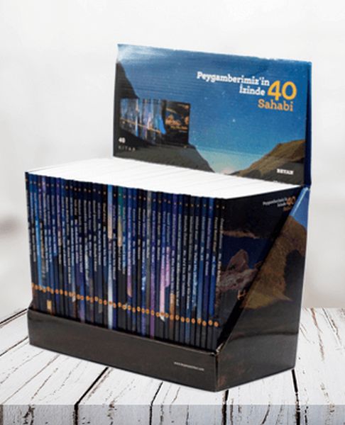 Peygamberimiz'in İzinde 40 Sahabi Seti; 40 Kitap (Kutulu)