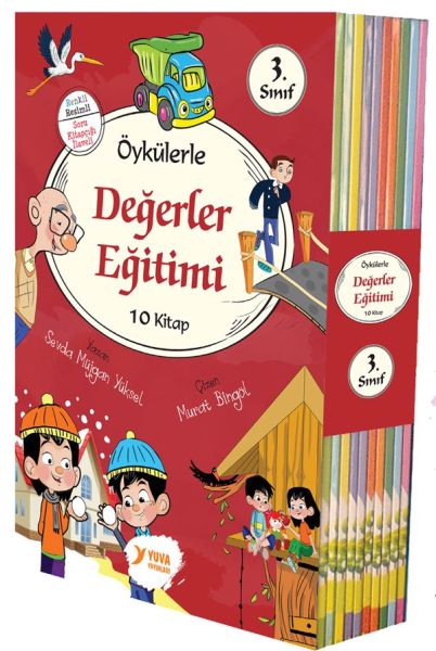 Öykülerle Değerler Eğitimi 3. Sınıflar İçin 10 Kitap Set