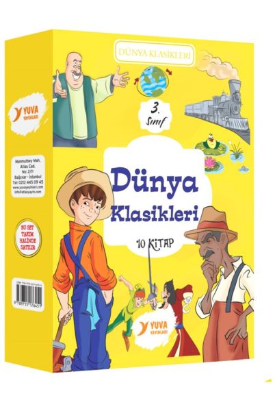 3. Sınıf Dünya Klasikleri Seti (10 Kitap Takım)
