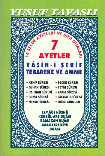 7 Ayetler Yasin ve Dualar Dergi Boy (D31/A)