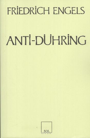 Anti-Dühring Bay Eugen Dühring Bilimi Altüst Ediyor