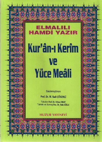 Kuran-ı Kerim ve Yüce Meali - Rahle Boy; Hafız Osman Hatlı