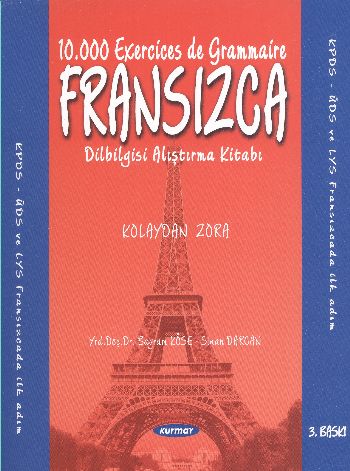 Fransızca Dilbilgisi Alıştırma Kitabı  10.000 Exercices de Grammaire