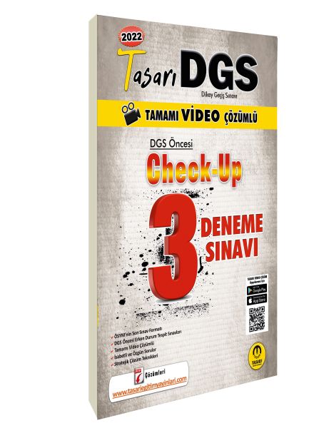 DGS Öncesi Check Up Video Çözümlü 3 Deneme
