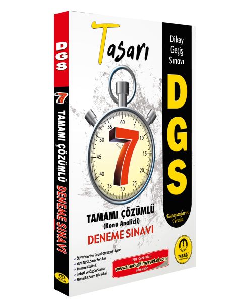 DGS Tamamı Çözümlü Konu Analizli Deneme Sınavı 7 Fasikül