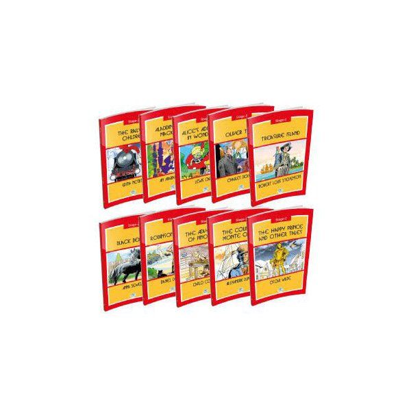 Stage-2 İngilizce Hikaye Seti (10 Kitap Kutulu)